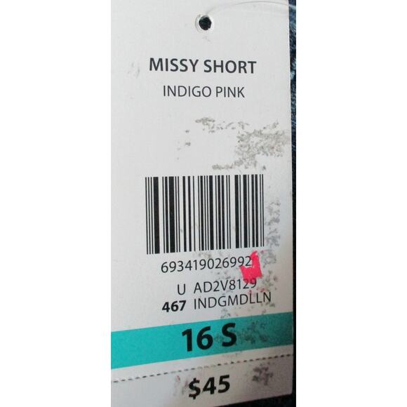 Allison Daley Women's Mid Rise Straight Leg Stretch Zip Front Blue Jeans NWT 16S - Picture 11 of 11